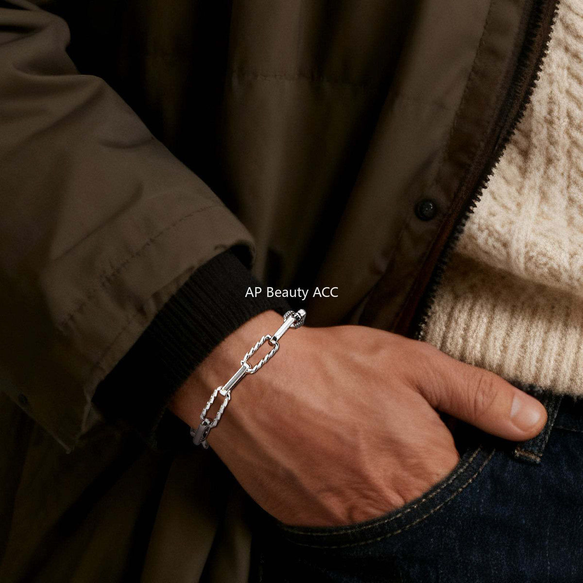 G廠-不鏽鋼跨境配飾批發 手工鏈手鍊個性時尚潮流百搭鍊子「BR-1705」25.10-5