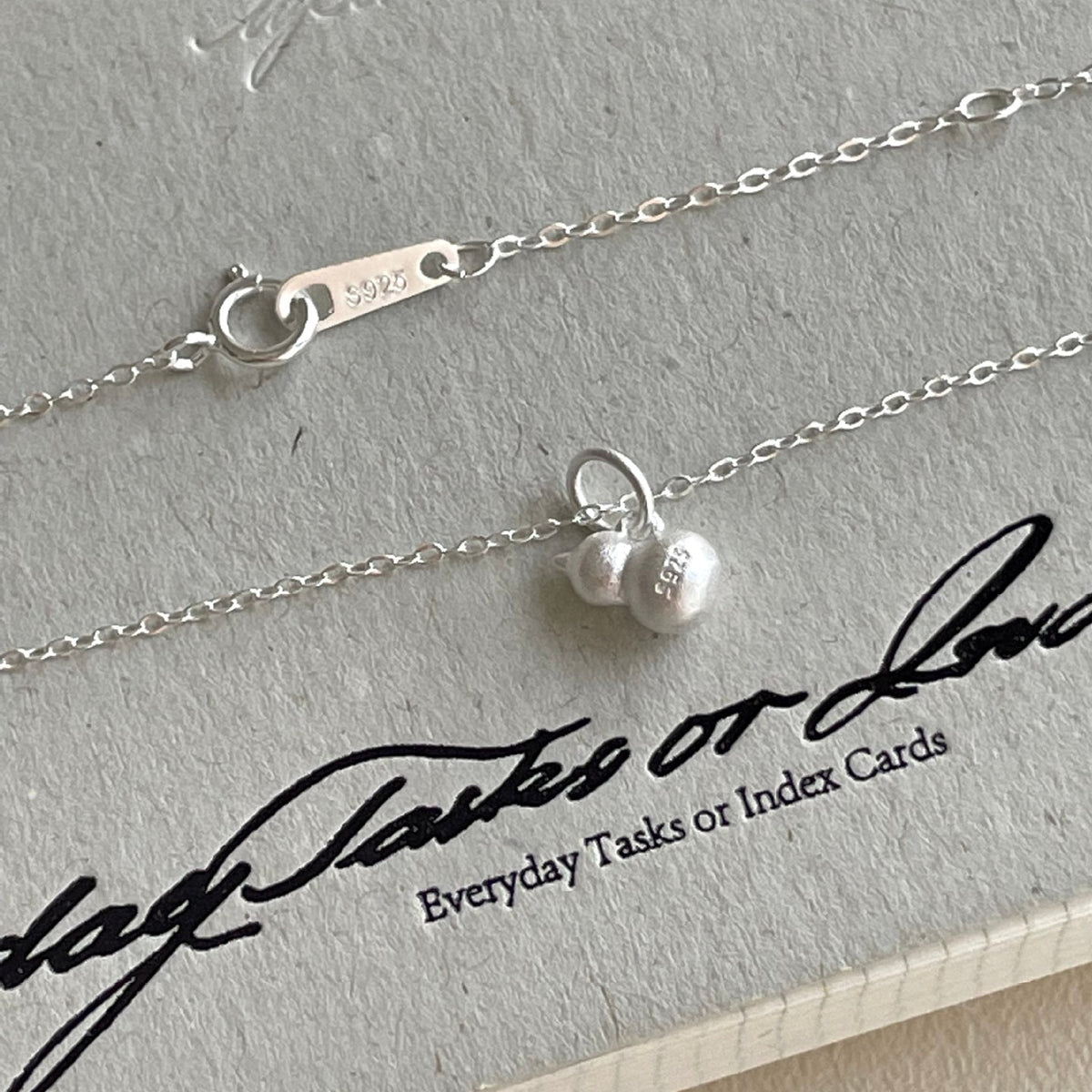 F廠-韓國韓版925純銀葫蘆項鍊簡約氣質百搭ins小紅書項鍊「B1375」25.09-1