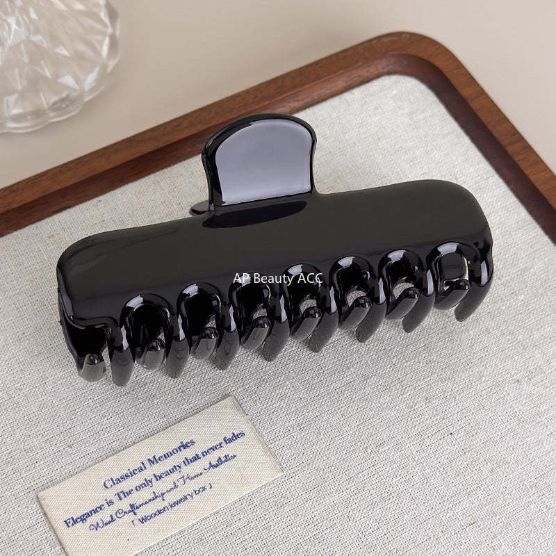 E廠-韓國博主款法式氣質百搭大號鯊魚夾抓夾慵懶髮抓盤髮髮夾髮飾飾品「27620」25.10-5