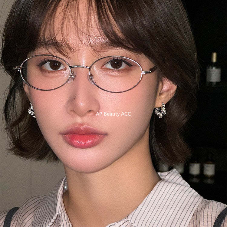 C廠-法式慵懶風銀針鋯石耳環女小眾高級感氣質百搭牛角包耳扣精緻耳飾「EH-4116」25.10-5