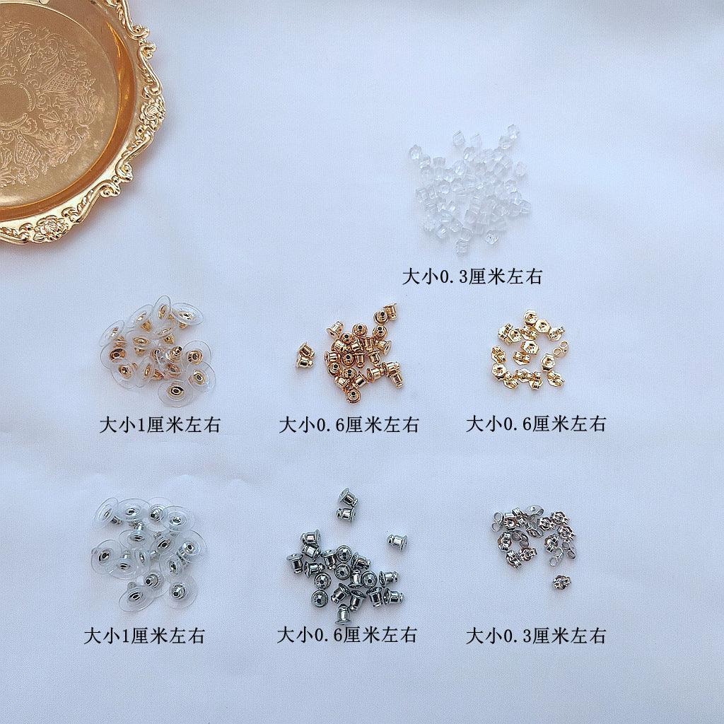 飾品配件- A廠專用 飾品耳環配件耳堵 蝴蝶塞子彈塞加片子彈塞矽膠耳塞「4848484」 - 安蘋飾品批發