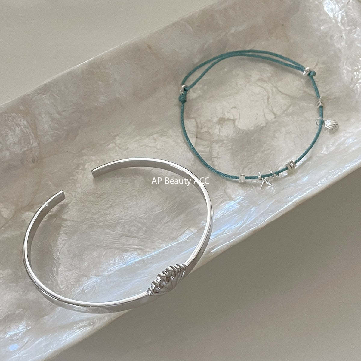 C廠-輕奢度假風海星貝殼手鍊女韓系ins高級感手飾精緻小眾高顏值飾品「SL-488」25.12-1