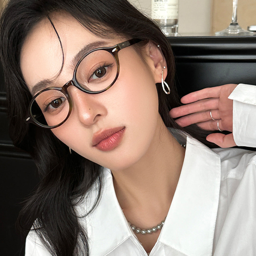 C廠-歐美極簡素圈扭曲耳環女輕奢高級感氣質銀針耳圈百搭小眾時尚耳飾「EH-3759」25.08-4