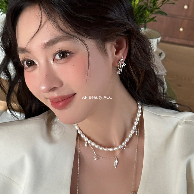 C廠-森系小香風鈴蘭花耳釘女精緻小清新氣質高級清冷感耳環冷淡風耳飾「EH-4123」25.11-2