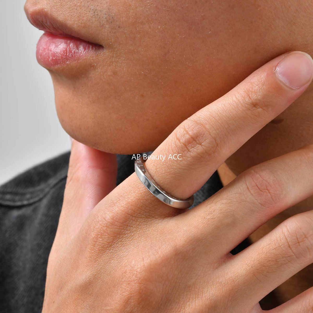 G廠-不鏽鋼日常穿搭維京盧恩符莫比烏斯戒指低調內斂指環「RC-999」25.12-2