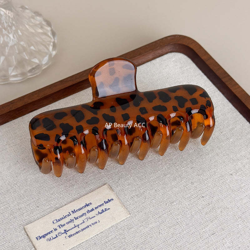 E廠-韓國博主款法式氣質百搭大號鯊魚夾抓夾慵懶髮抓盤髮髮夾髮飾飾品「27620」25.10-5