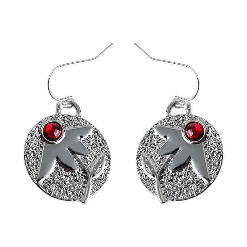 A廠-文藝復古歐美幾何樹葉新耳飾工廠飾品耳環貨源批發「7115」25.11-3