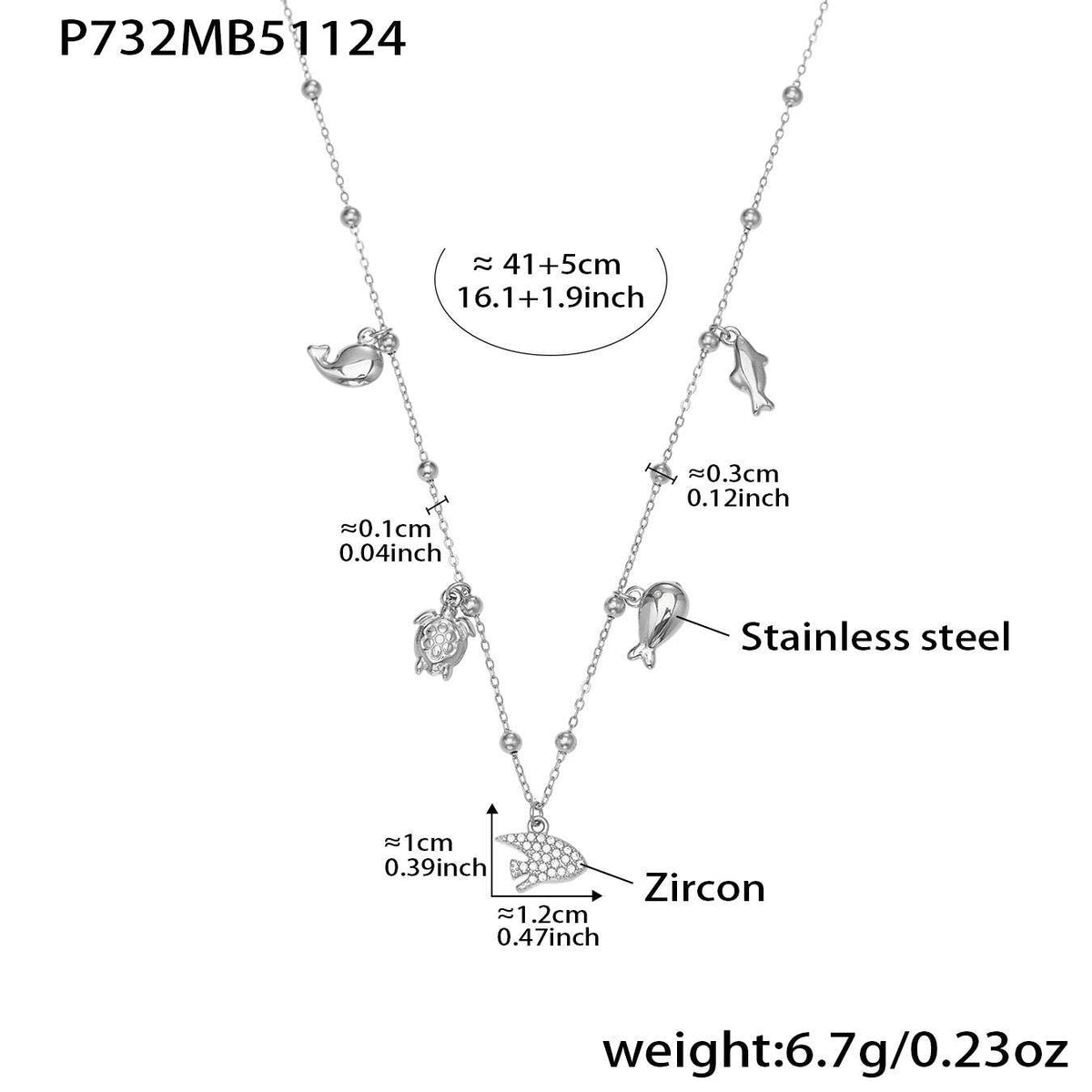 B廠-不鏽鋼DIY多配件鑲嵌鋯石吊墜十字夾珠項鍊鍍18k真金跨境時尚飾品「P732」25.11-4