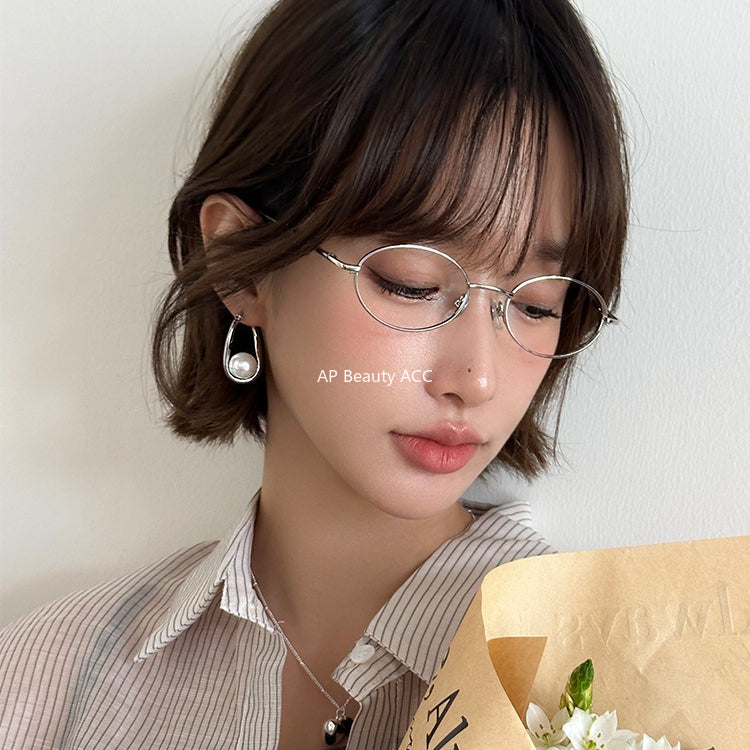 C廠-簡約復古百搭氣質珍珠耳環女時尚高級感秋冬耳扣輕奢精緻港風耳飾「EH-4131」25.11-2