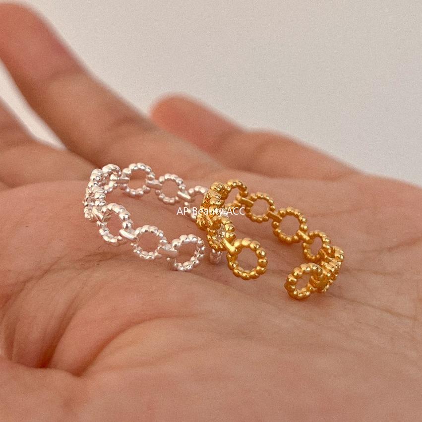 F廠-925純銀韓國韓飾麻花百搭戒指女食指環關節戒子飾品日韓裝飾戒指「J926」25.11-2