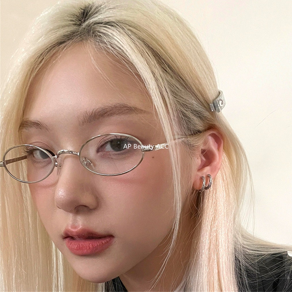 C廠-925銀針莫比烏斯鋯石耳環女輕奢新款百搭ins耳圈小眾設計氣質耳飾「EH-4194」25.10-3