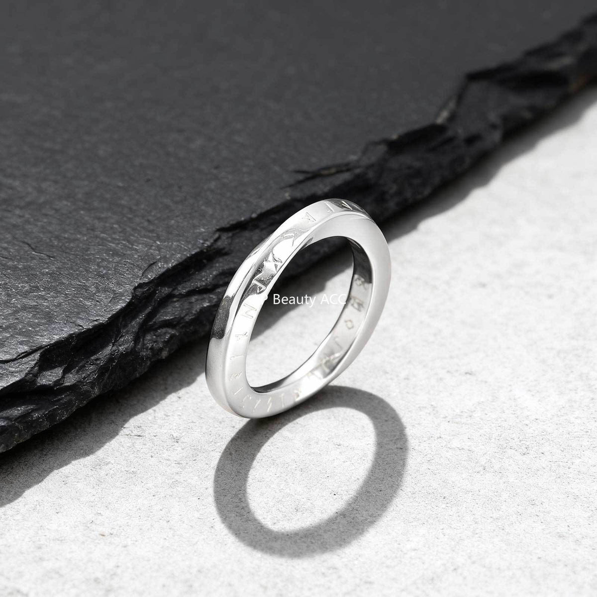 G廠-不鏽鋼日常穿搭維京盧恩符莫比烏斯戒指低調內斂指環「RC-999」25.12-2