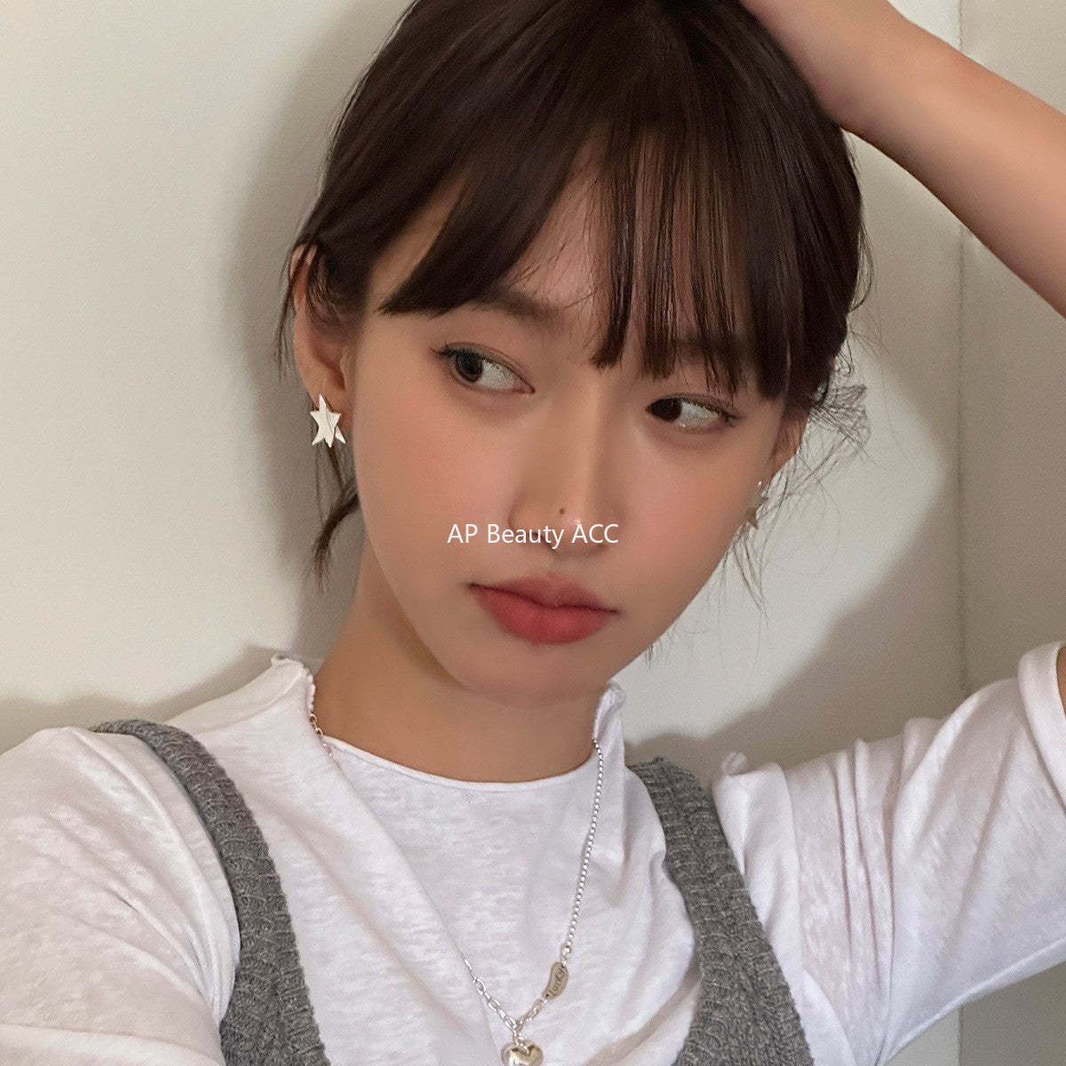 C廠-銀色立體五角星耳環女小眾設計耳飾輕奢高級感特漂亮巨好看耳環「EH-2399」25.12-3