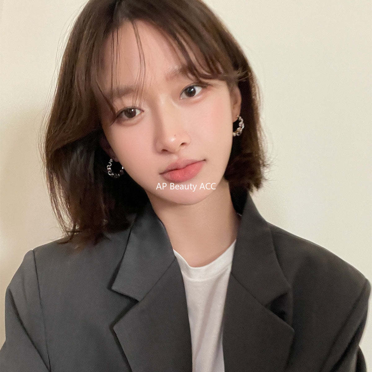 C廠-歐美ins風不規則皺摺耳夾女小眾不規則高級感無耳洞耳環秋冬耳飾「EJ-59」25.12-1