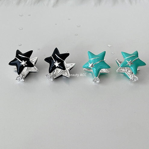 C廠-輕奢度假風滴釉海星耳夾女簡約日常高級感甜酷風耳環精緻百搭耳飾「EH-4115」25.11-2