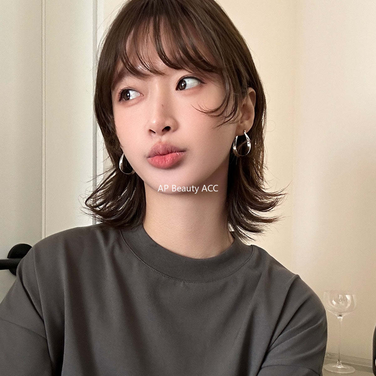 C廠-冷淡風金屬風格素圈耳夾女小眾設計感高級莫比烏斯無耳洞耳骨夾「EJ-55」25.12-1