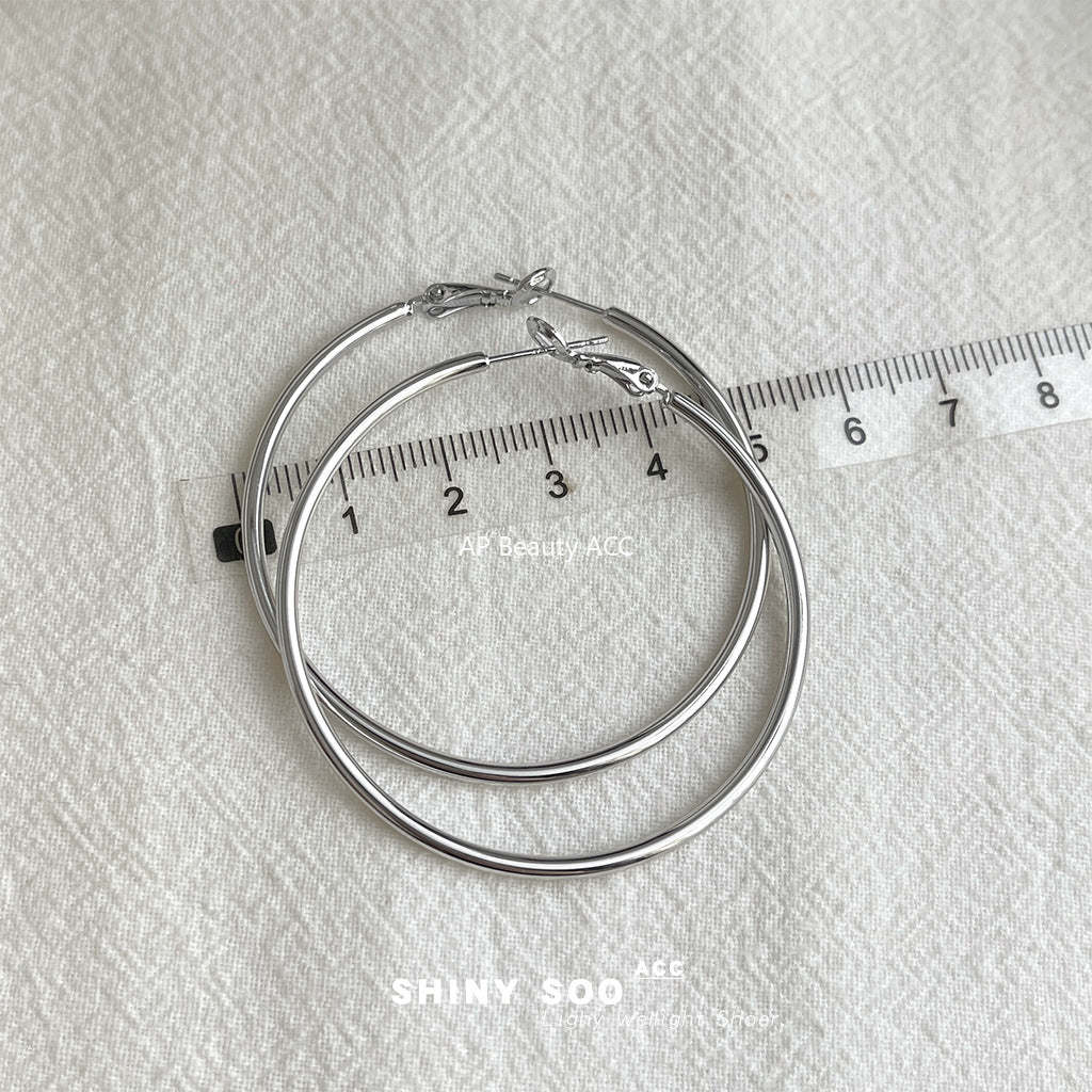 A廠-極簡主義時尚高級感簡約圓圈大耳環個性小眾ins冷淡風耳飾女 工廠「7120-7131」25.11-3