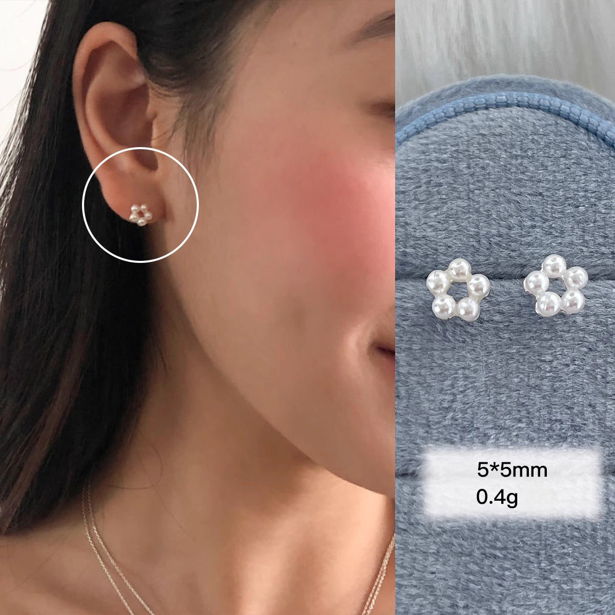 C廠-輕奢溫婉珍珠蝴蝶結耳釘女個性高級感銀針高跟鞋耳環氣質百搭耳環「EH-3874」25.07-3
