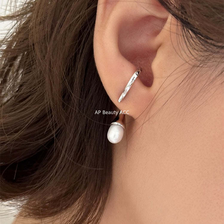 C廠-高級感精緻百搭顯氣質珍珠耳環女網紅同款甜美風銀針耳扣通勤耳飾「EH-4337」25.12-3