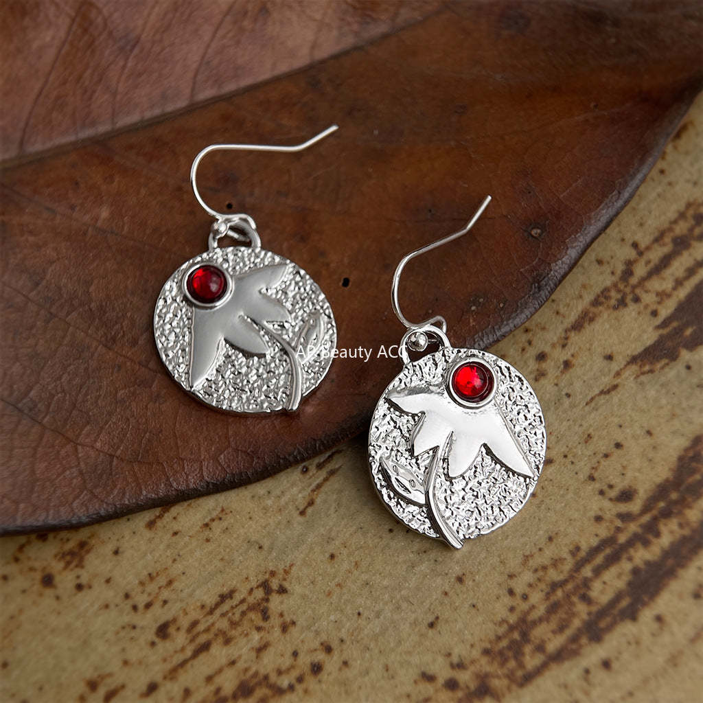 A廠-文藝復古歐美幾何樹葉新耳飾工廠飾品耳環貨源批發「7115」25.11-3