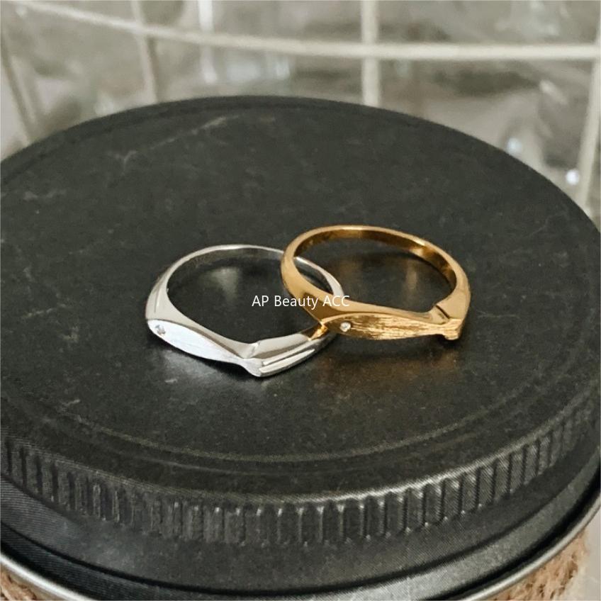 F廠-韓版飾品925純銀拉絲小魚戒指首飾時尚百搭INS戒指指環「J1898」25.12-2