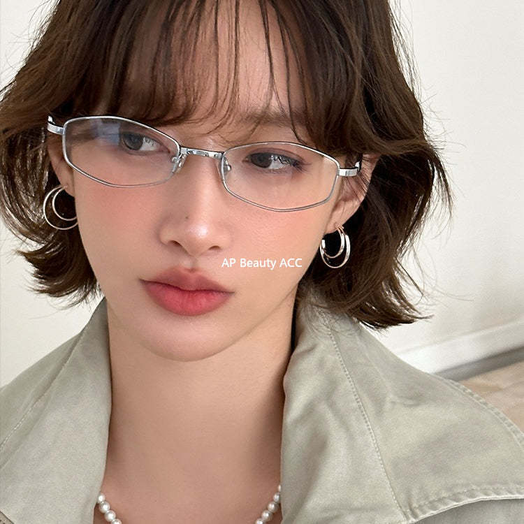 C廠-925銀針多層疊戴風大小圈耳環女氣質時尚高級感素圈耳圈輕奢耳飾「EH-4307」25.11-4