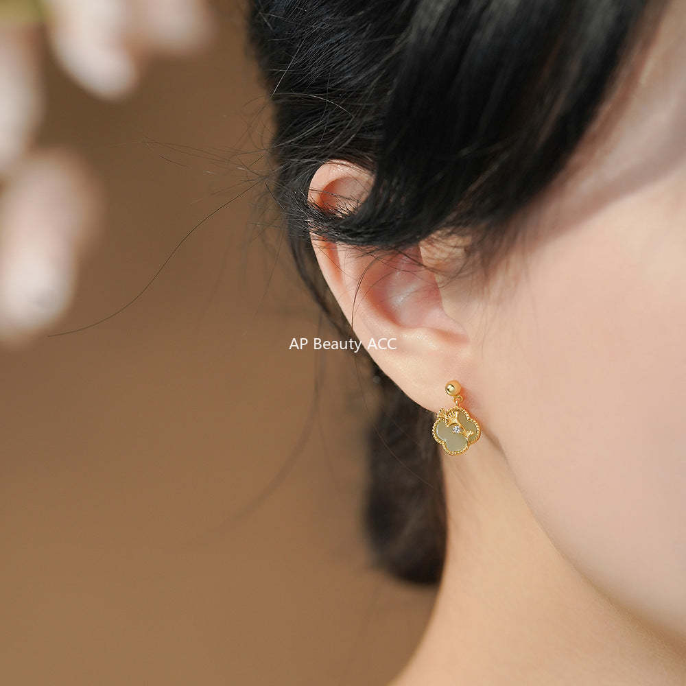 D廠-原創純銀S925何其有幸銀杏葉項鍊溫柔輕奢個性耳環小眾手鍊批發「YC9194E_1 YC4558SL_1 YC2030N_1」25.12-1