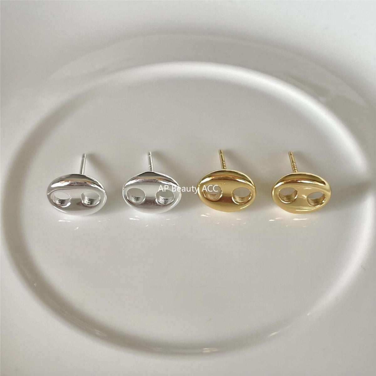 F廠-韓國韓版925純銀簡日耳釘耳釘簡約時尚氣質ins風耳環「C1204」25.12-2