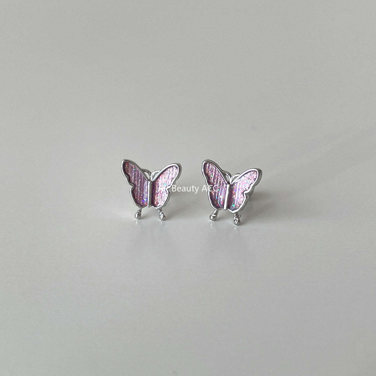 C廠-森系靈動蝴蝶耳釘女絕美夢幻甜美風銀針耳骨釘甜酷高級感秋冬耳飾「EH-4126」25.10-5