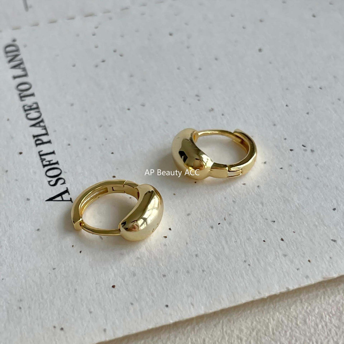 F廠-韓國韓版925純銀弧形耳扣耳環簡約氣質百搭ins風耳飾「C1422」25.11-4