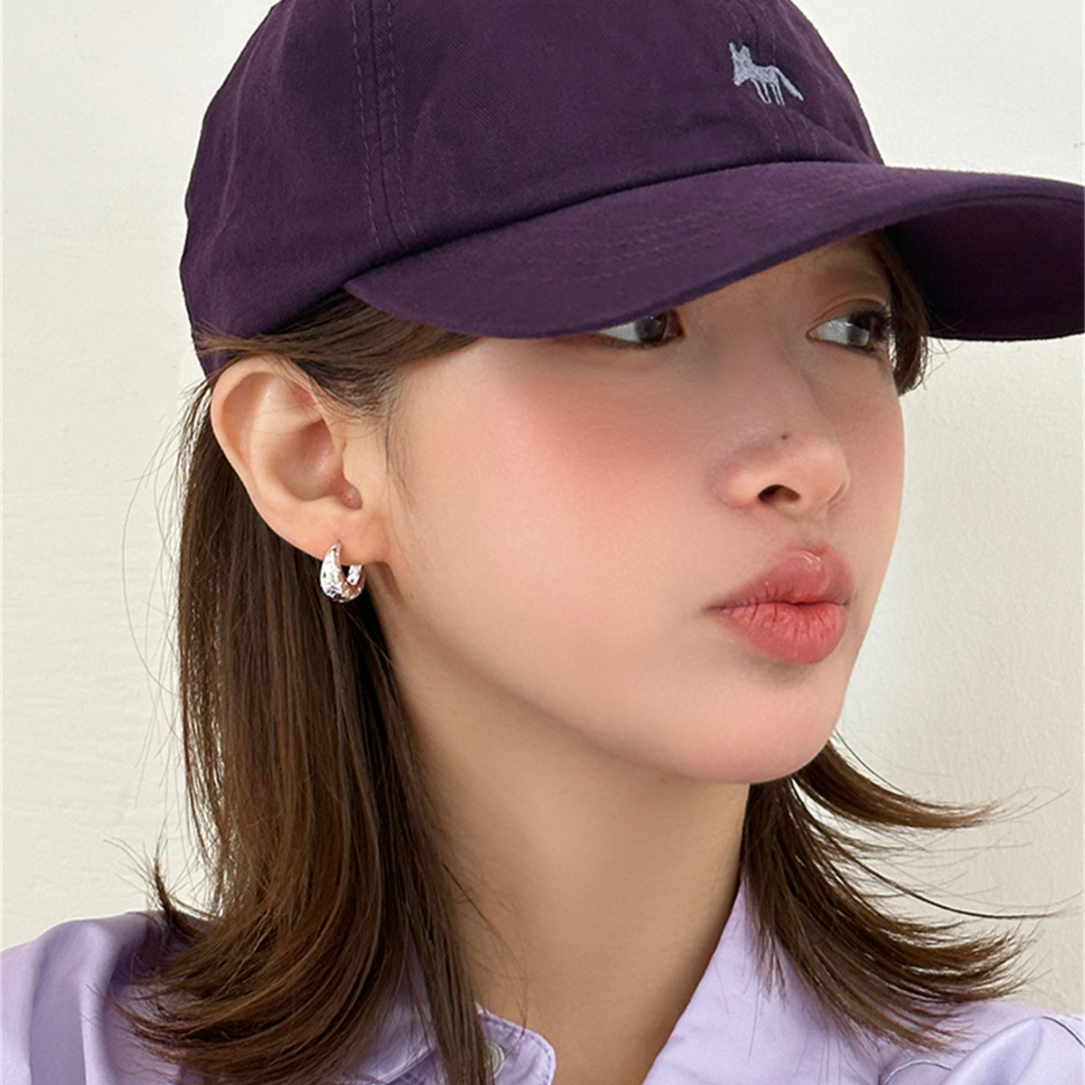 C廠-高級感鋯石星芒耳扣女輕奢個性獨特銀針耳環精緻優雅時尚百搭耳飾「EH-3684」25.07-1