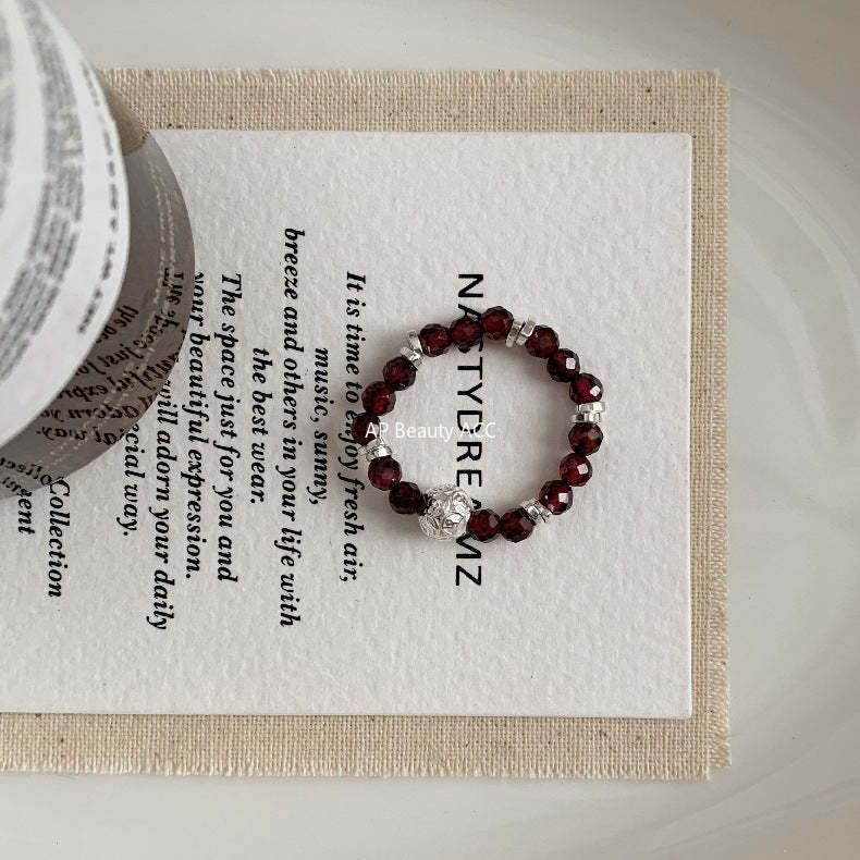 C廠-古風宮廷風葫蘆繡球愛心錢幣大象吉祥淡水珍珠彈力S925純銀戒指「RA」25.11-4