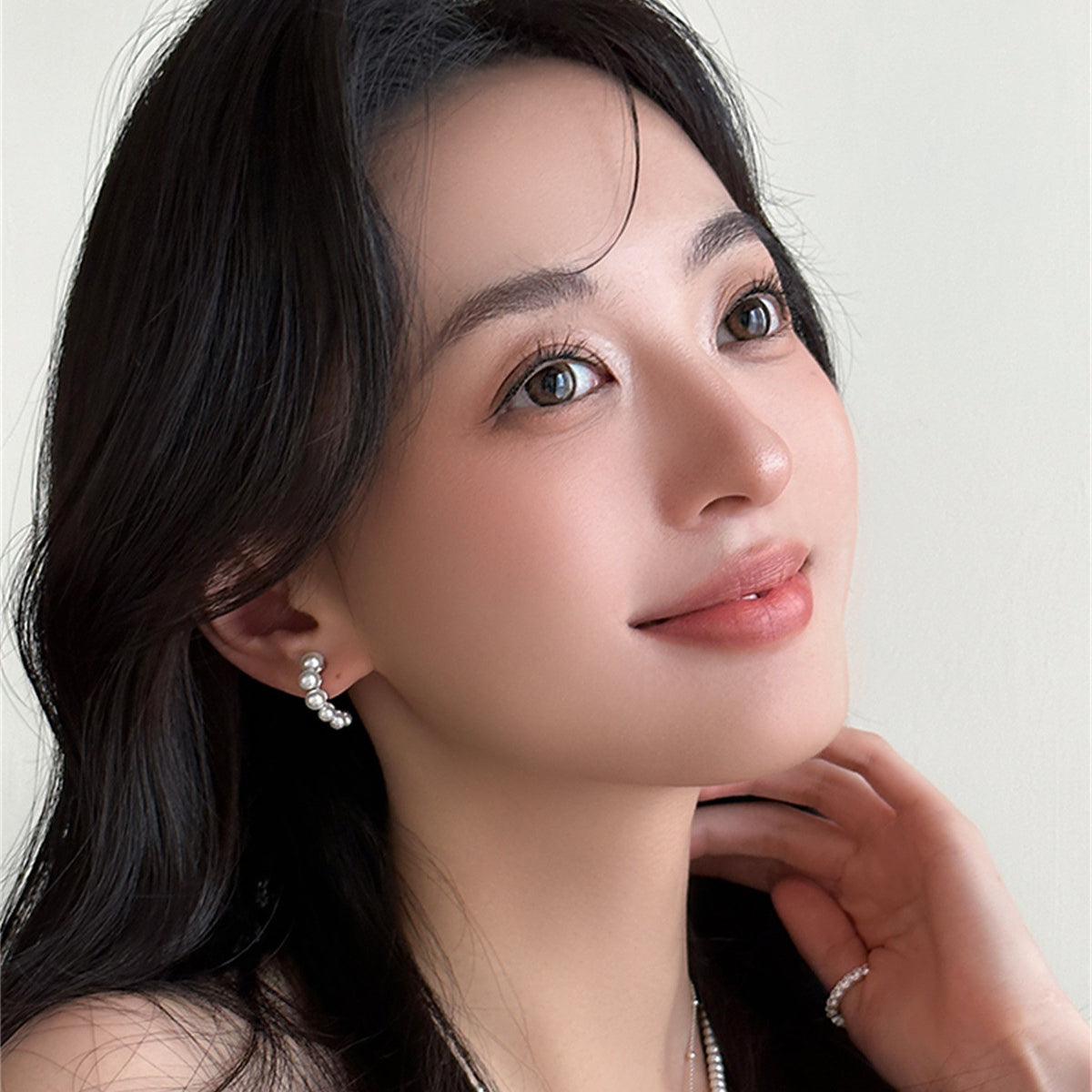C廠-法式復古珍珠耳釘女輕奢小眾氣質高級感大氣銀針耳環精緻百搭耳飾「EH-3793」25.09-1