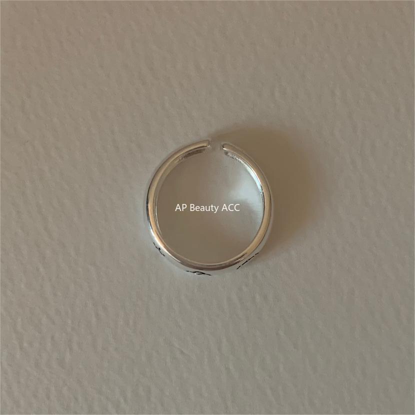F廠-韓版飾品925純銀天氣雲朵戒指簡約小紅書個性INS流行首飾「J1912」25.10-1