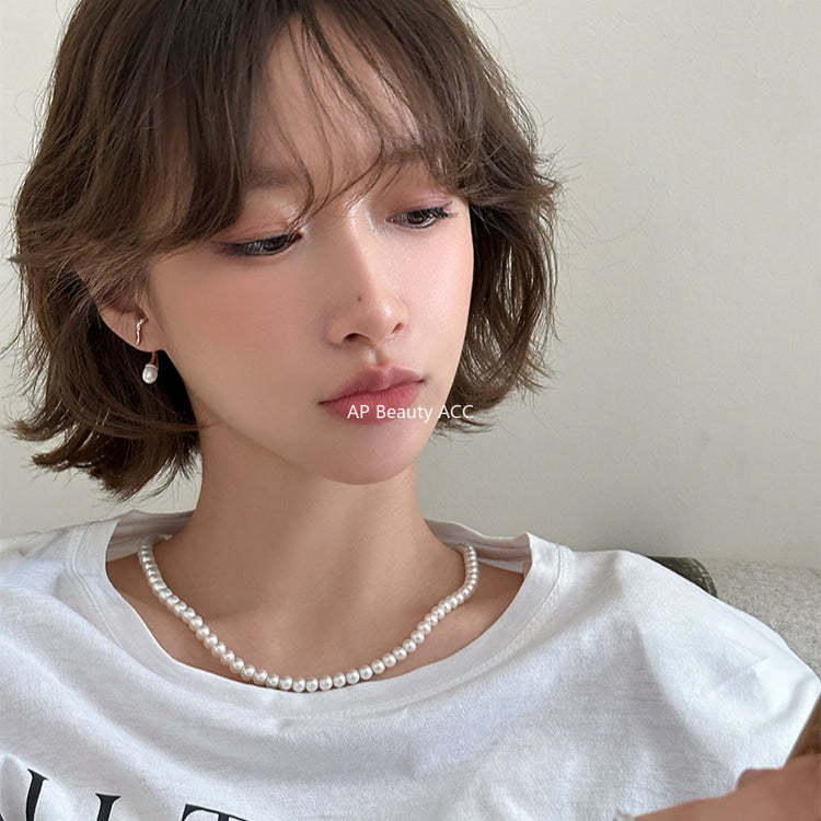 C廠-高級感精緻百搭顯氣質珍珠耳環女網紅同款甜美風銀針耳扣通勤耳飾「EH-4337」25.12-3