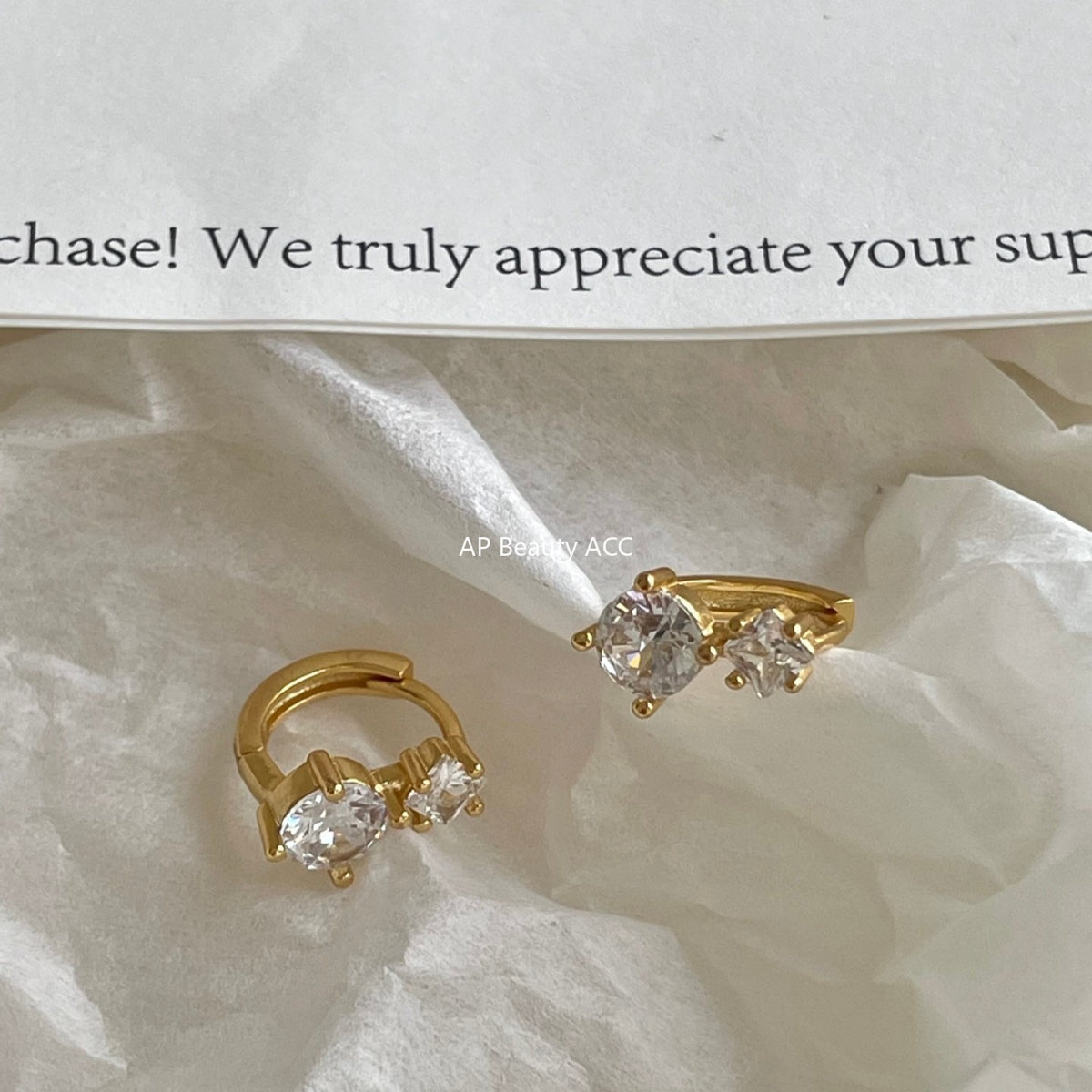 F廠-韓國韓版925純銀鋯石耳扣耳釘簡約氣質百搭ins風耳飾「C1419」25.11-1