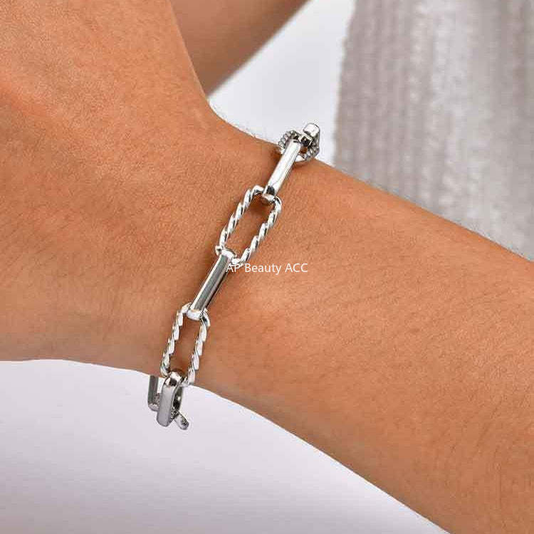 G廠-不鏽鋼跨境配飾批發 手工鏈手鍊個性時尚潮流百搭鍊子「BR-1705」25.10-5