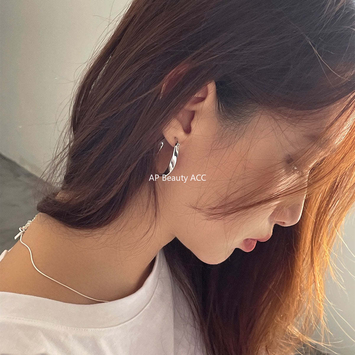 C廠-冷淡風金屬風格素圈耳夾女小眾設計感高級莫比烏斯無耳洞耳骨夾「EJ-55」25.12-1