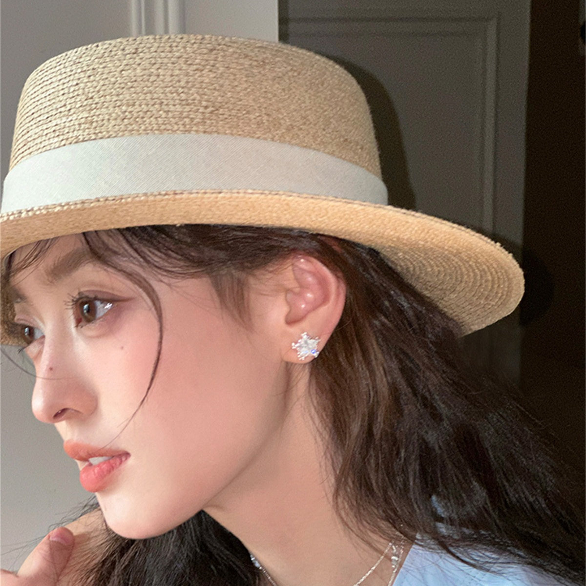 C廠-小清新日常百搭星星耳釘女精緻甜美超仙清冷感耳環輕奢高級感耳飾「EH-4149」25.09-4