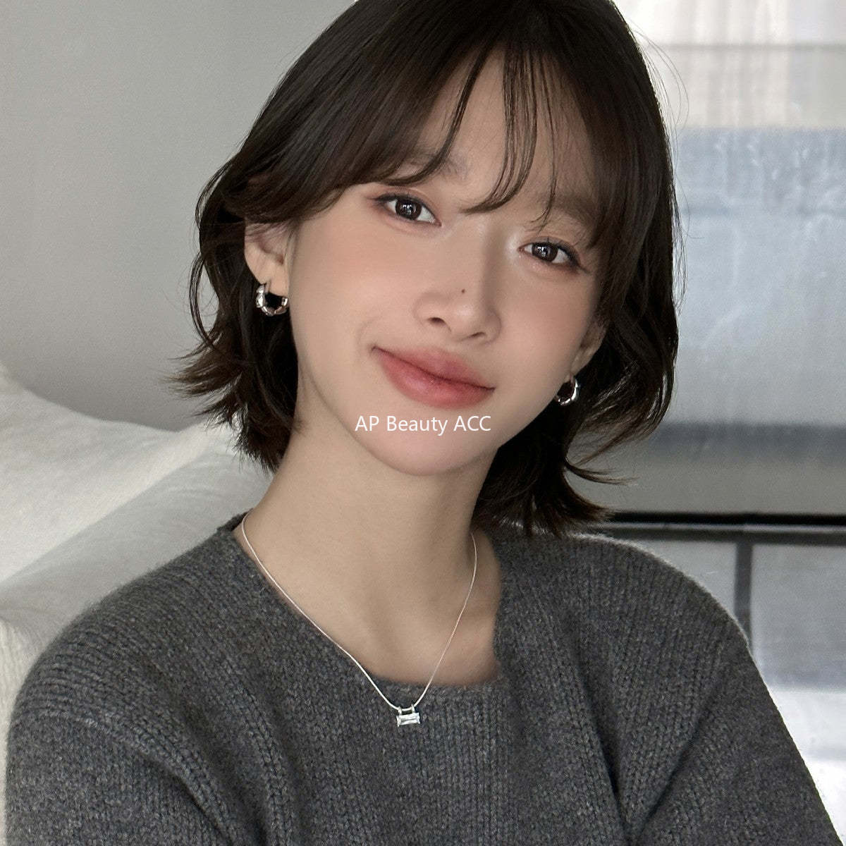 C廠-925銀針經典素圈耳環女ins簡約高級感氣質耳扣輕奢小眾秋冬耳飾「EH-4195」25.11-3