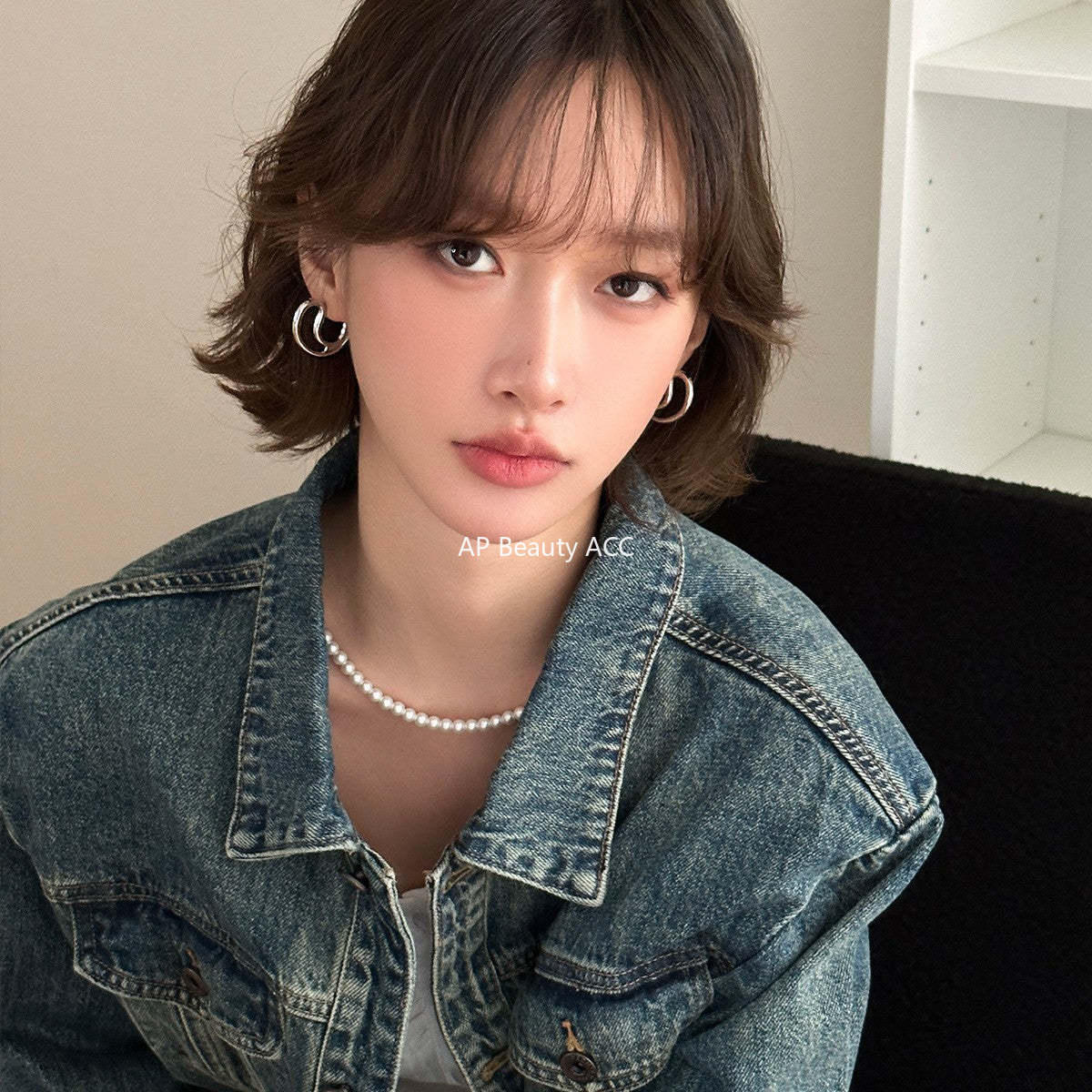 C廠-幾何C形銀針耳釘女時尚設計感高級秋冬耳環日韓時尚個性氣質耳飾「EH-4274」25.11-4