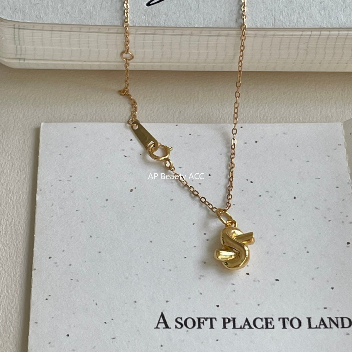 F廠-韓國韓版925純銀打結愛心項鍊簡約氣質ins網紅小紅書項鍊「B1380」25.11-1