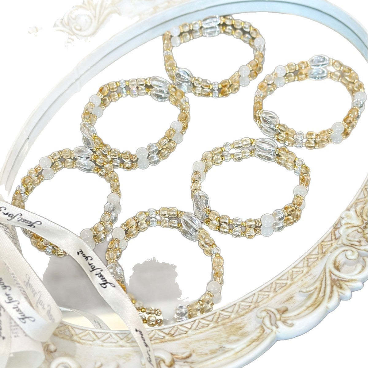 AS廠-天然黃水晶方塊財運暴富白水晶水滴手鍊手串廠家直銷「l2913」25.10-4