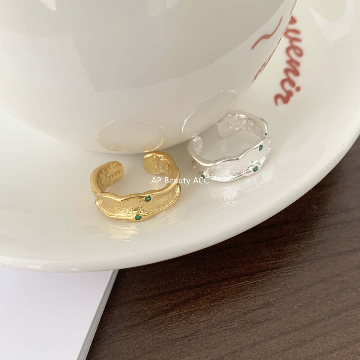 F廠-韓國東大門ins不規則異形S925純銀戒指女銀指環 批發「J1496」25.12-3