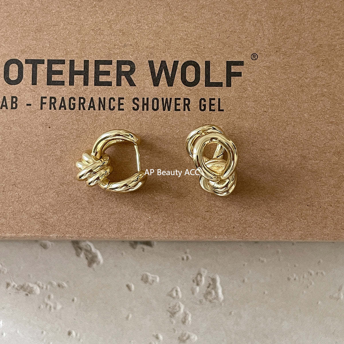 C廠-時尚簡約扭曲打結耳環女個性冷淡風百搭耳扣設計感小眾輕奢耳飾「EH-4325」25.12-3