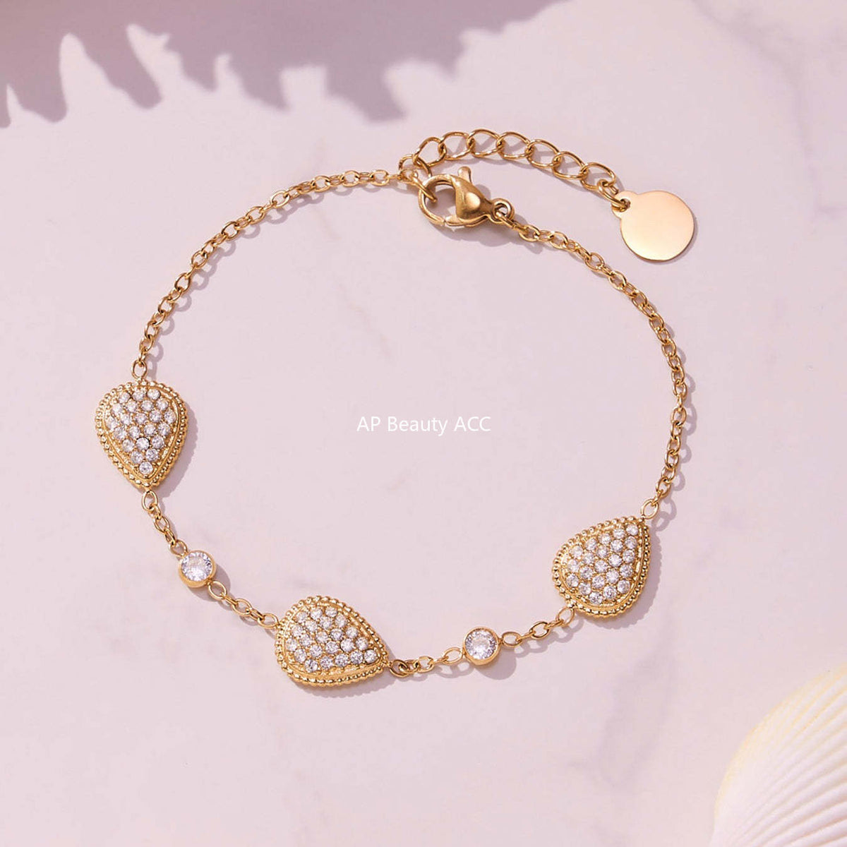 B廠-超閃5A鋯石蜜蜂昆蟲DIY多吊墜手鍊可愛櫻桃不鏽鋼材質飾品「E130-E160」25.10-5