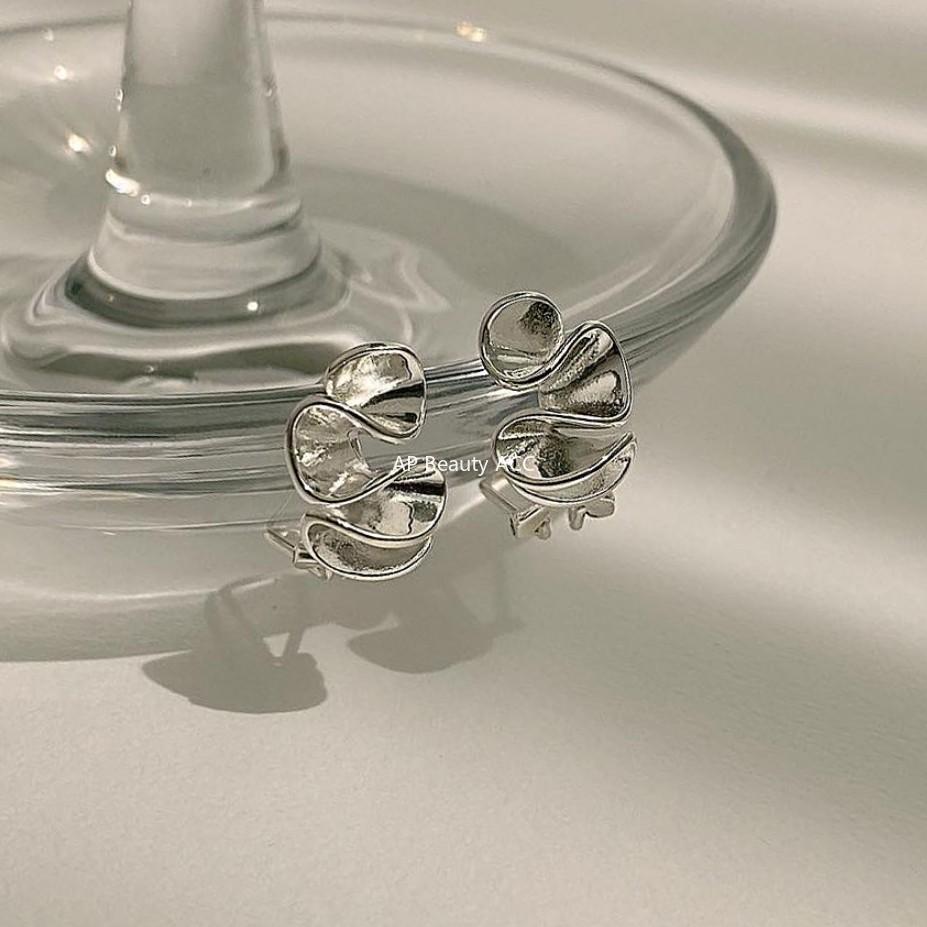 F廠-韓國韓版925純銀愛心耳釘 女簡約時尚ins風耳環耳飾「C840」25.11-2