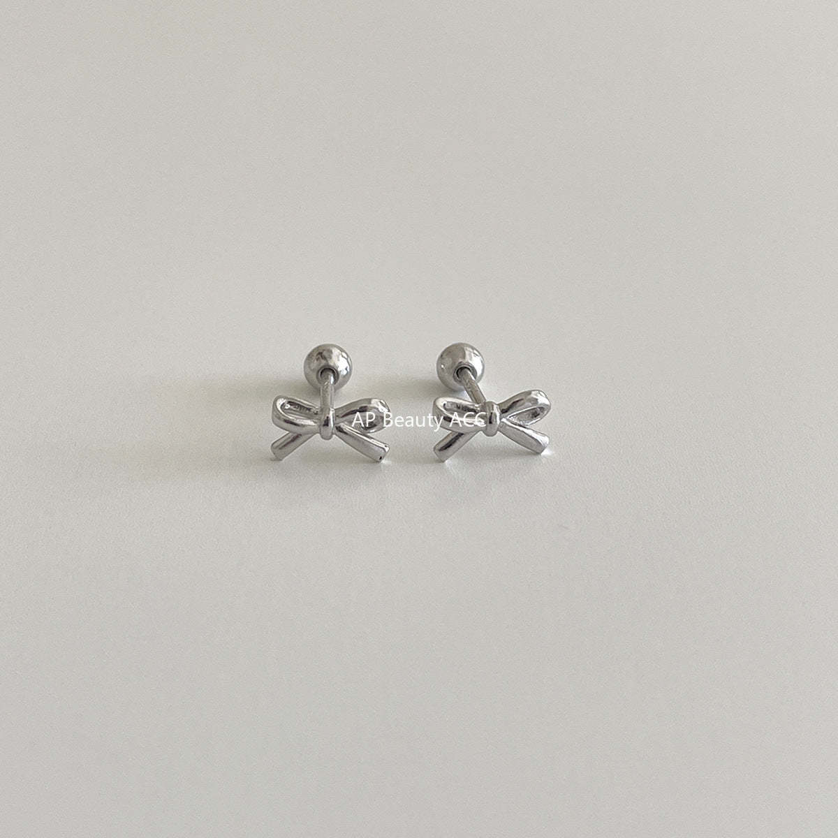 C廠-925純銀輕奢蝴蝶結耳釘女韓風簡約日常星星月亮耳環小眾高級耳飾「EH-4256」25.11-3