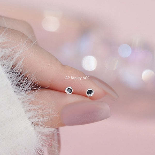 D廠-足銀S999線團耳釘簡約幾何多巴胺新款溫柔輕奢小眾個性耳飾批發「YC10043E」25.12-1