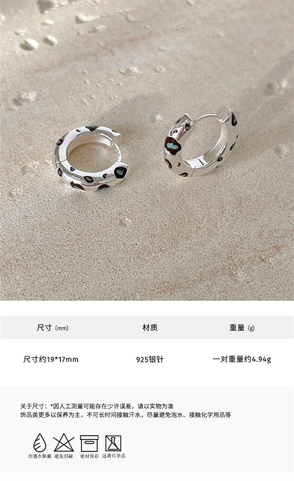 C廠-925銀針獨特設計感耳環女輕奢小眾高級感新款潮耳圈時尚個性耳飾「EH-3566」25.04-2